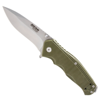 Bear Edge 4 1/2" OD Green Sideliner Lock Knife