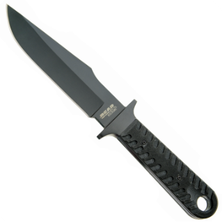 Bear Edge 9 5/8" G10 Handle Bowie Knife with Ballistic Sheath