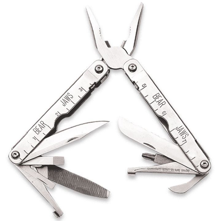 Bear & Son 4 Bear Jaws Lock Componets Multi-Tool with Sheath