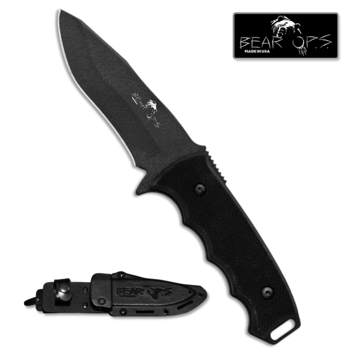 Bear OPS 9 3/8" Constant II Knife with Kydex Sheath **