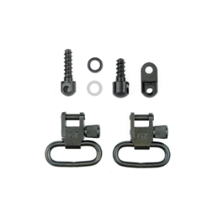 GrovTec Ruger Carbines Auto & Single Shot Set Satin Nickel Plated - 1" Loops Pair