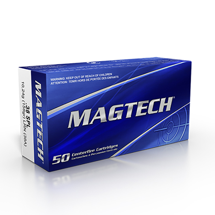 Magtech 38 SPL 158GR LRN - 50 bullets per Pack