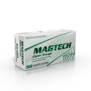 Magtech 9mm Luger Clean Range 124GR FEB - 50 bullets per Pack