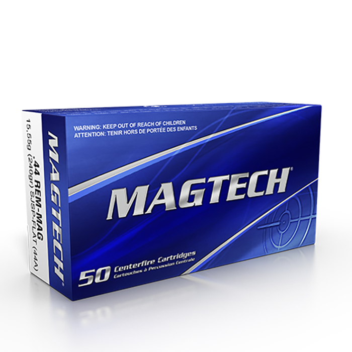 Magtech 44 REM MAG 240GR SJSP Flat - 50 bullets per Pack