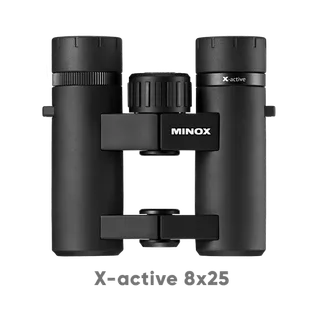 Minox X-active 8x25 Wide Angle Binoculars **