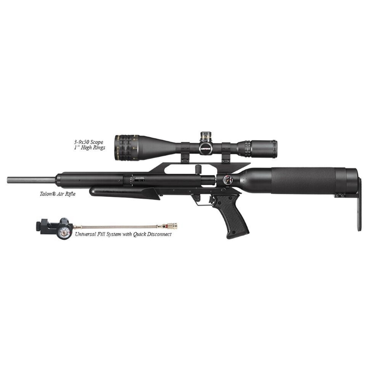 Airforce Talon .177 w/K-Valve Fill System, 3-9X50 Scope, BKL 1 IN High Rings Air Rifle