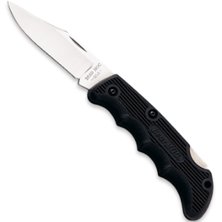 Bear & Son 4" Cushioned Grip Lockback Knife with Sheath