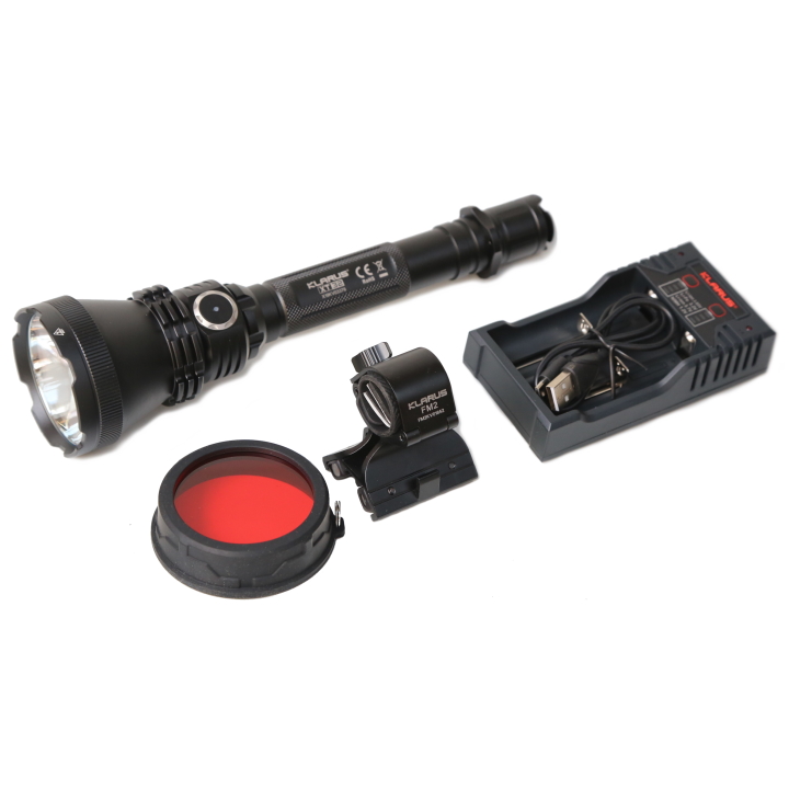 Klarus XT32 Torch Gun Mounted Kit Incl. Magnetic Mount and Accessories **