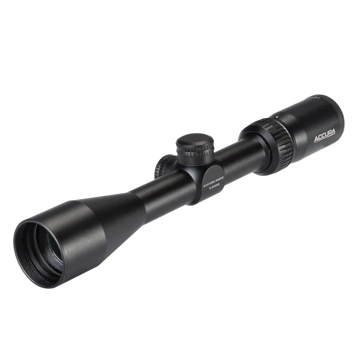 Accura Rapid 3-9x40 Plex Riflescope with Rings **