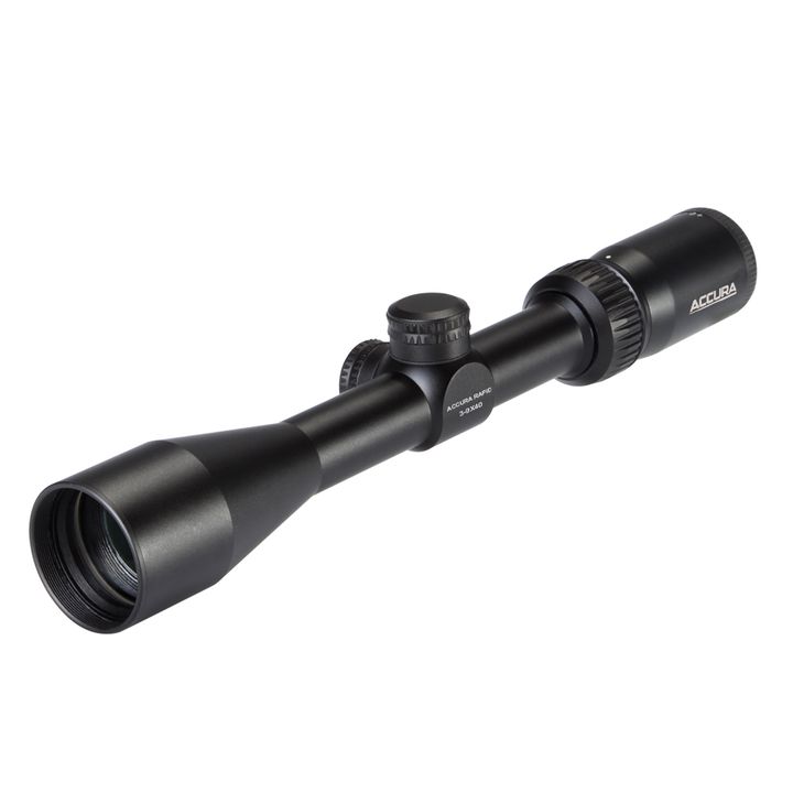 Accura Rapid 3-9x40 Plex Riflescope with Weaver Rings**