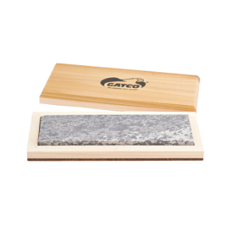 Gatco 6" 100% Natural Soft Arkansas Stone in Wood Storage Box