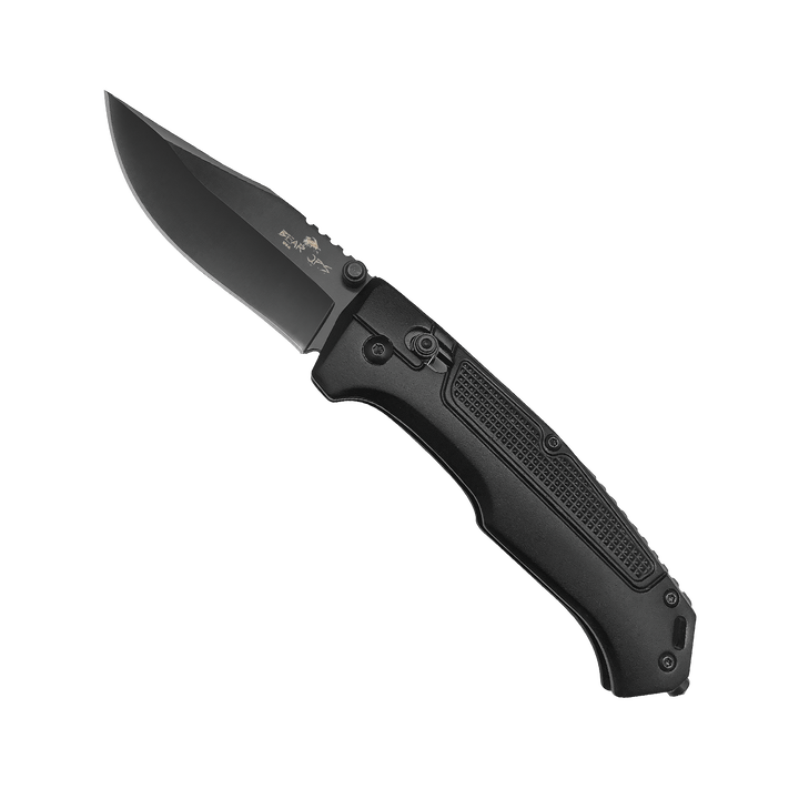 Bear 4 1/2" Clip Point Folder Black