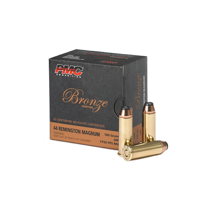 PMC .44 Remington Magnum 180 Grain JHP - 25 Bullets per Pack
