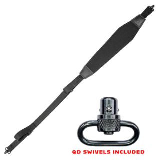 GrovTec QS Trek Sling - with Push Button Swivels - Black