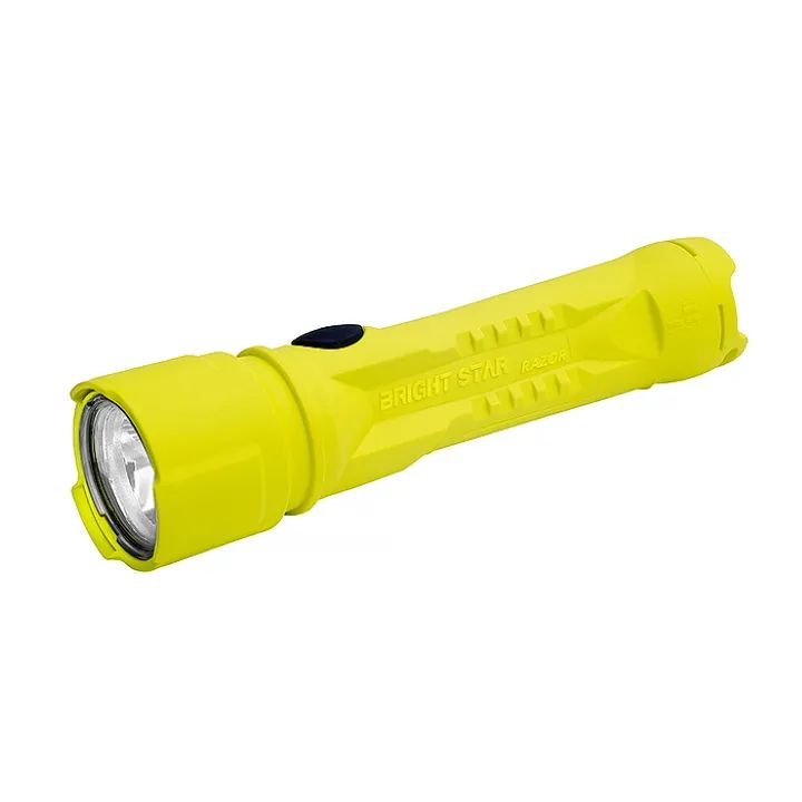Koehler BrightStar Yellow Razor 2 LED Torch Flashlight - Intrinsically Safe