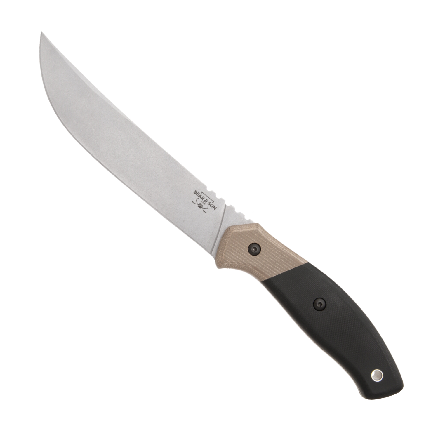 Bear & Son 11" Black G10 Professional Boning Knife with Knife Guard