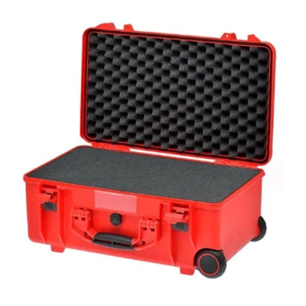 HPRC 2550W - Wheeled Hard Case with Cubed Foam (Red)