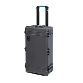 HPRC 2745W - Wheeled Hard Case with Cubed Foam (Black) KIT with 4x Stainless Steel Clips