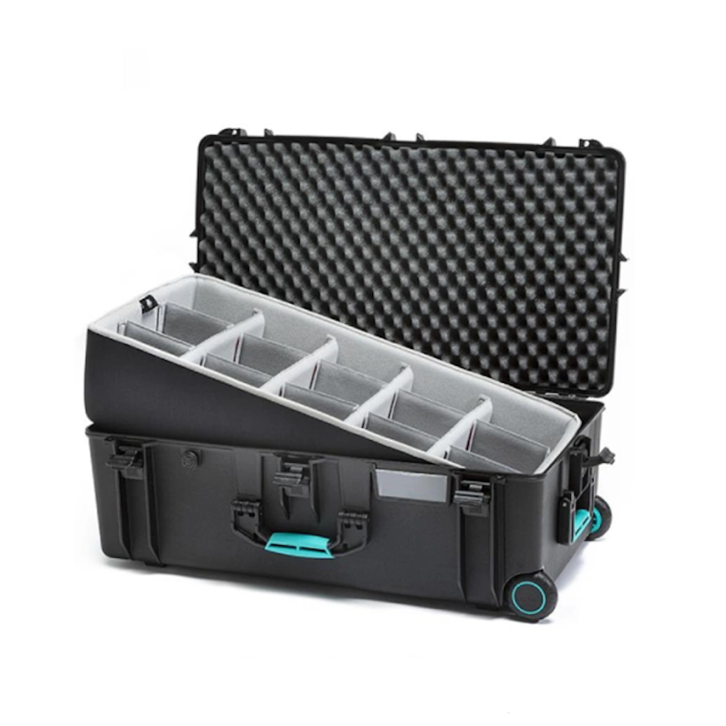 HPRC 2745W - Wheeled Hard Case with Second Skin Liner & Dividers (Gravel Grey)