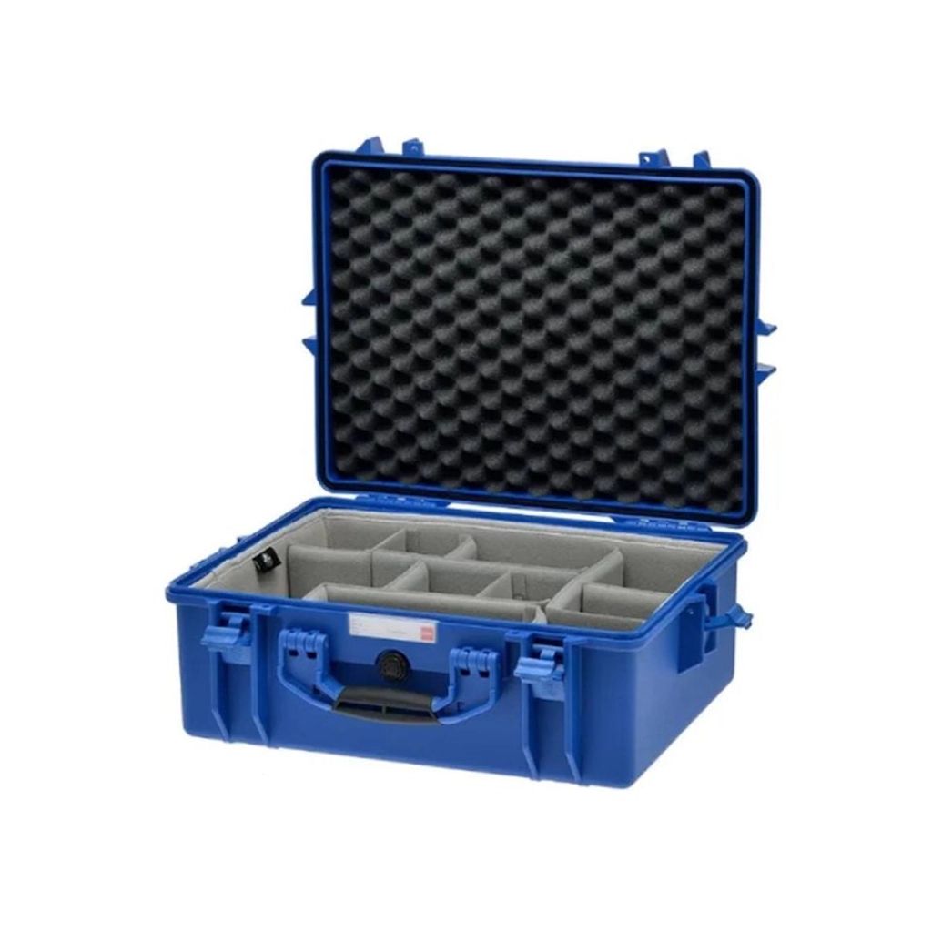 HPRC 2600W - Wheeled Hard Case with Second Skin Divider (Blue)