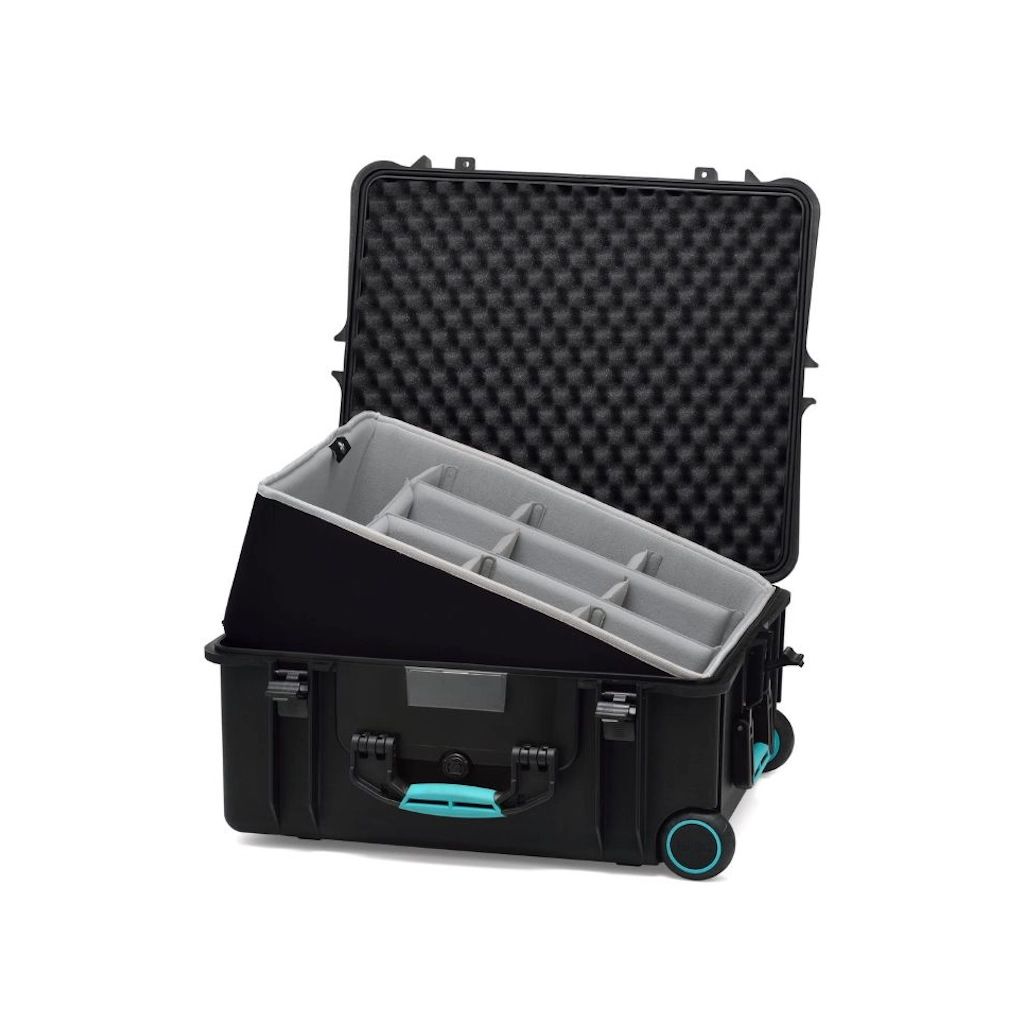 HPRC 2700W - Hard Case with Wheels & Second Skin Divider (Black)