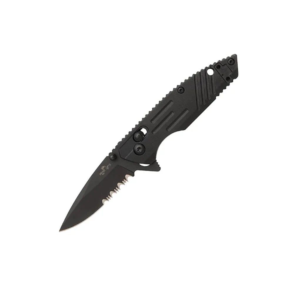 Bear OPS Rancor 4 3/8" Black ZYTEL Slide Lock D2 Blade