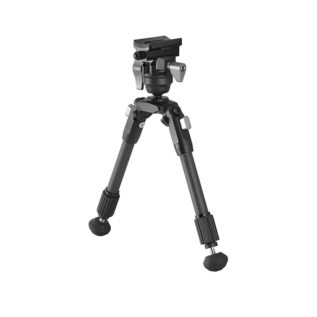 Vanguard Precision 1QS-C Carbon Rifle bipod 8-10.5" Stud adaptor included