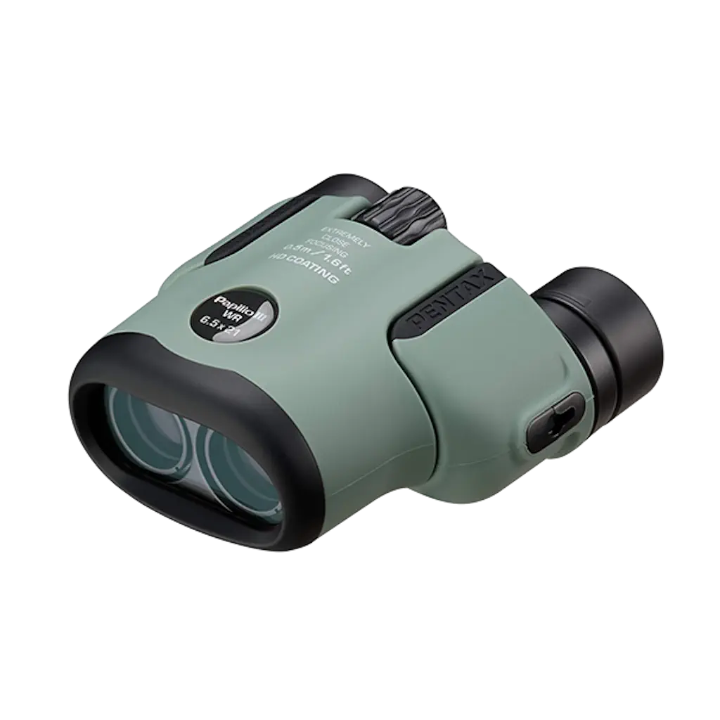 Pentax Papilio III 6.5x21 WR Binoculars - Olive