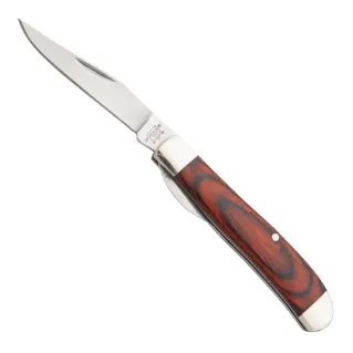 Bear & Son 3 1/2" Rose Laminate Mini Trapper Liner Lock