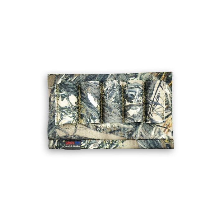 GrovTec Buttstock Cartridge Shell Holder Shotgun Open Style (TrueTimber Camo)