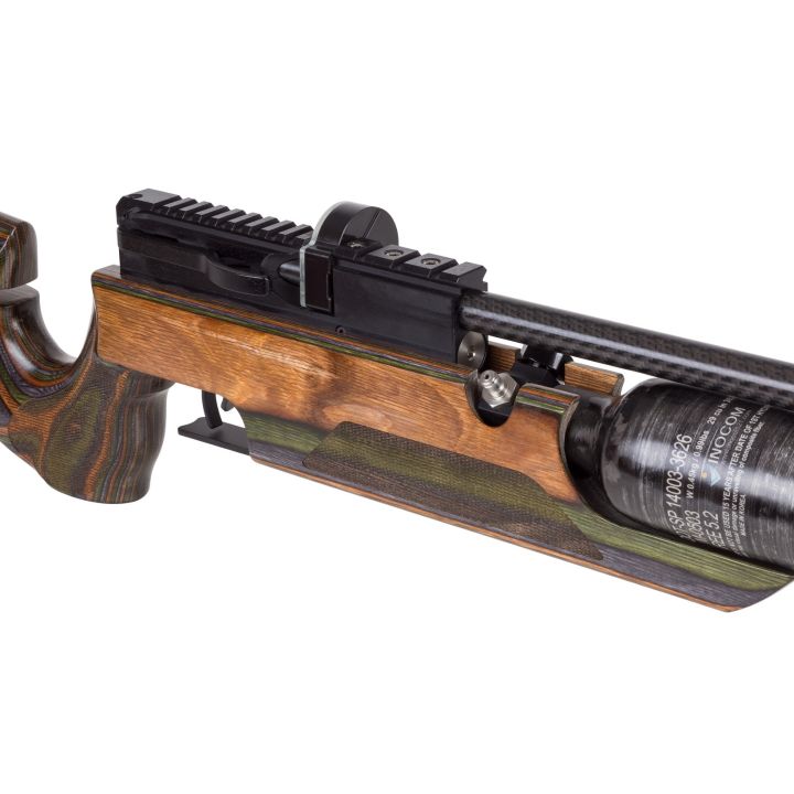 RAW HM1000X LRT .22 cal with Camo Laminate Right Hand Action Air Rifle