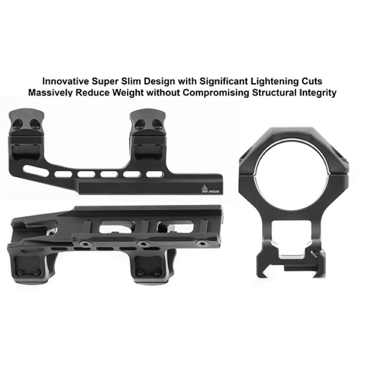 Leapers 30mm High Off-Set Picatinny Mount Rings