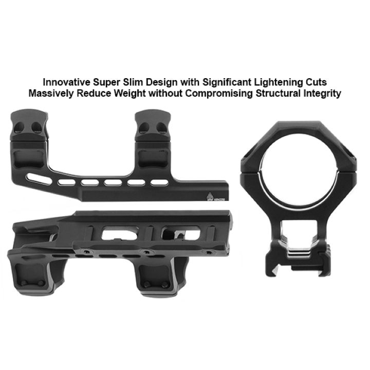 Leapers 34mm High Off-Set Picatinny Mount Rings