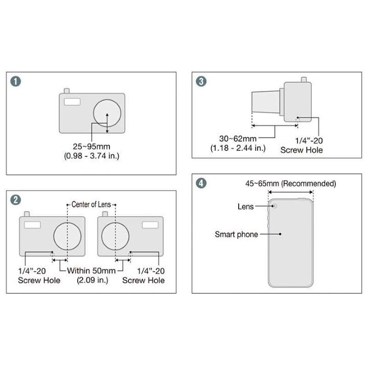 Vixen Universal Digiscope Adapter II 34-54mm