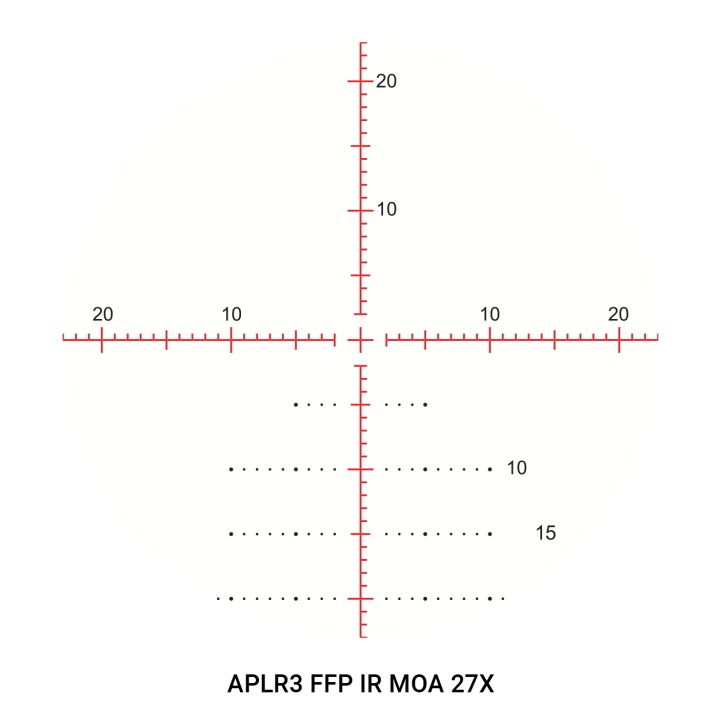 Athlon Ares BTR GEN 2 4.5-27x50 APLR3 FFP MOA IR Riflescope