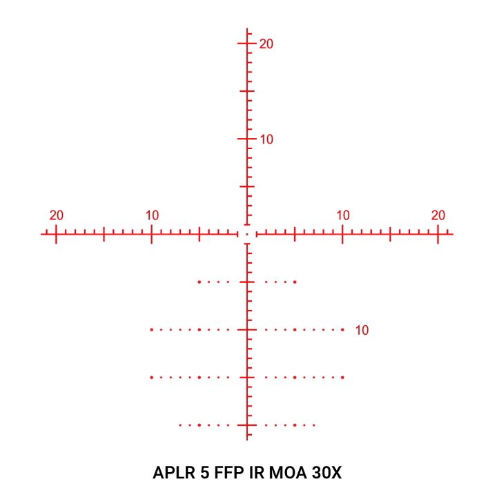 Athlon Ares ETR 4.5-30x56 34mm APLR5 FFP IR MOA Riflescope