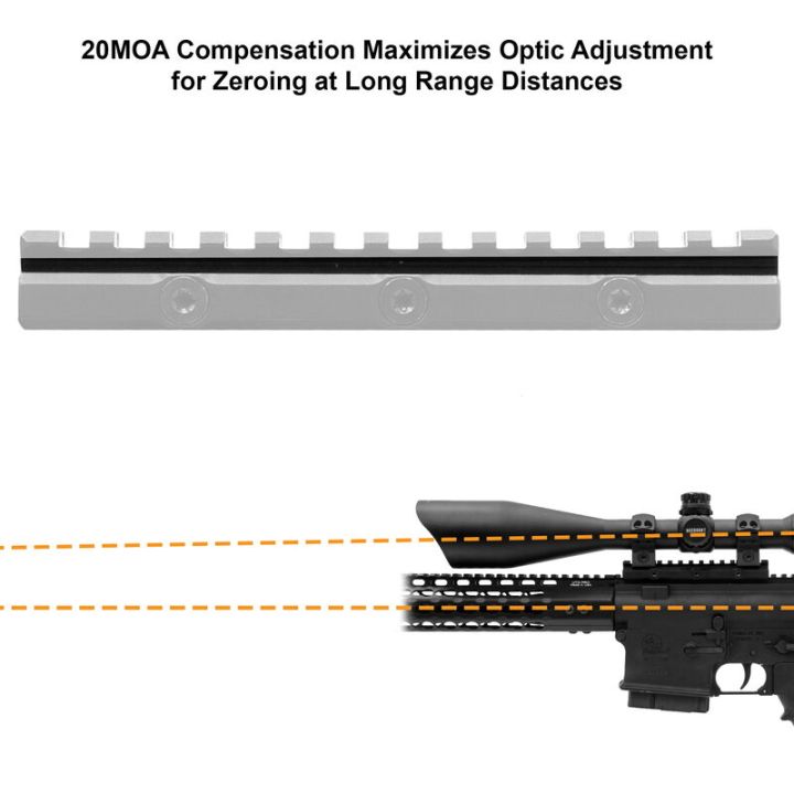 Leapers UTG Super Slim 20 MOA Picatinny Rail Mount 13 Slot