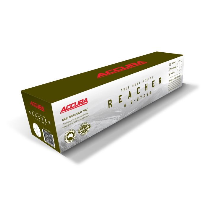 Accura Reacher 4.5-27x50 30mm BDC Illuminated Riflescope