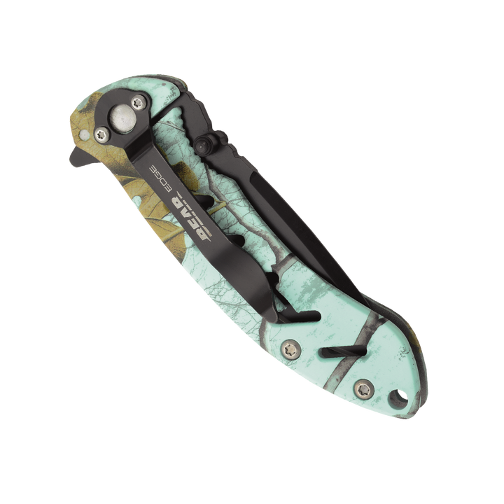 Bear Edge BRISK 1.0 4 1/16" Real Tree  Edge Teal Camo Frame Lock Folder