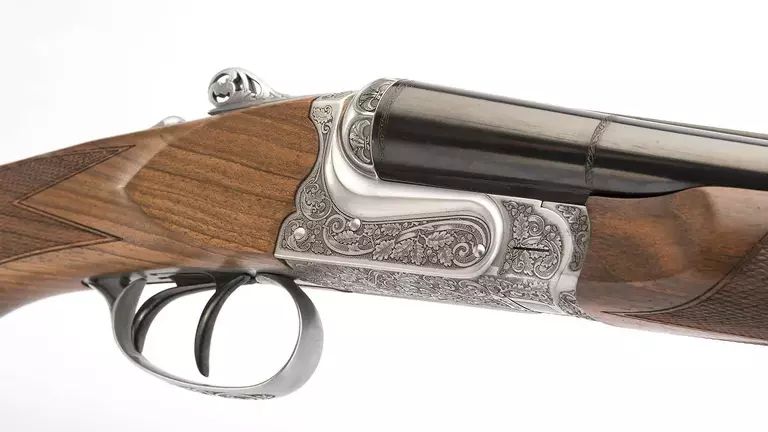 Sabatti Safari Big Five Blued SbS Double rifle  375 Flanged