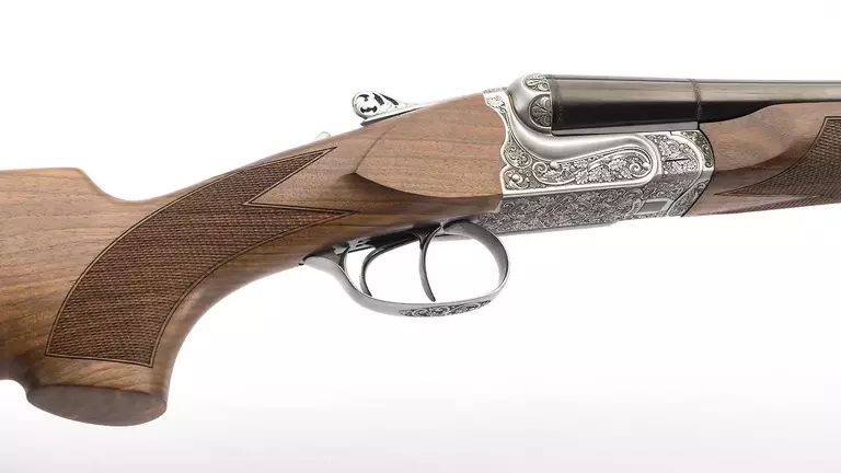 Sabatti Safari Big Five Blued SbS Double rifle  375 Flanged