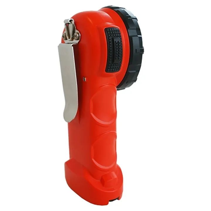 Koehler BrightStar Responder Right Angled 6xAA Alkaline LED Torch DIV 1 Orange