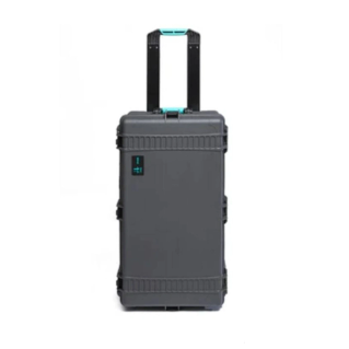 HPRC 2745W - Wheeled Hard Case Empy (Grey) KIT with 4x Stainless Steel Clips