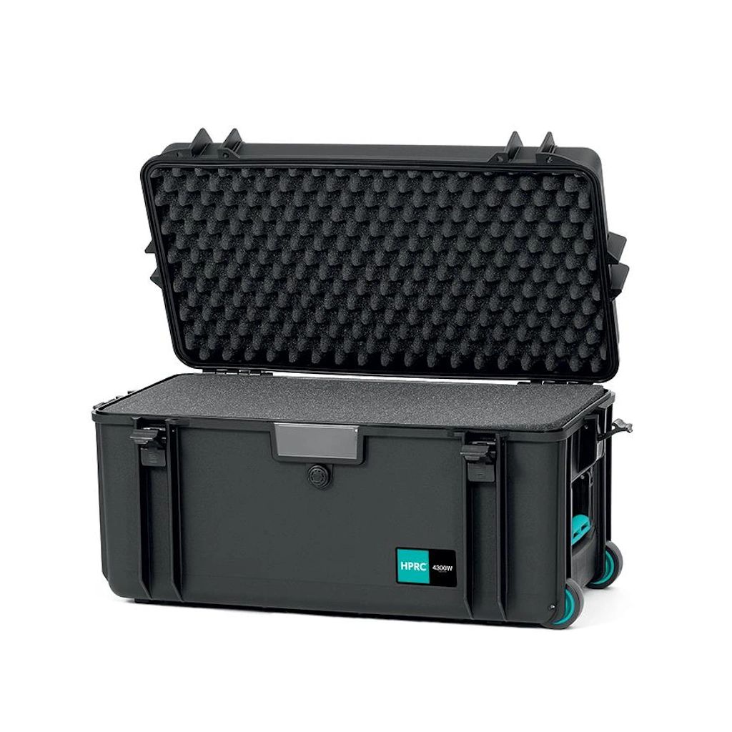 HPRC 4300W - Wheeled Hard Case with Cubed Foam (Black)