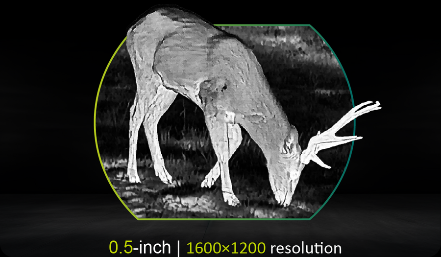 Pixfra PEGASUS 2 LRF Thermal Riflescope 35mm Pix 384x288 Dis 1600x1200