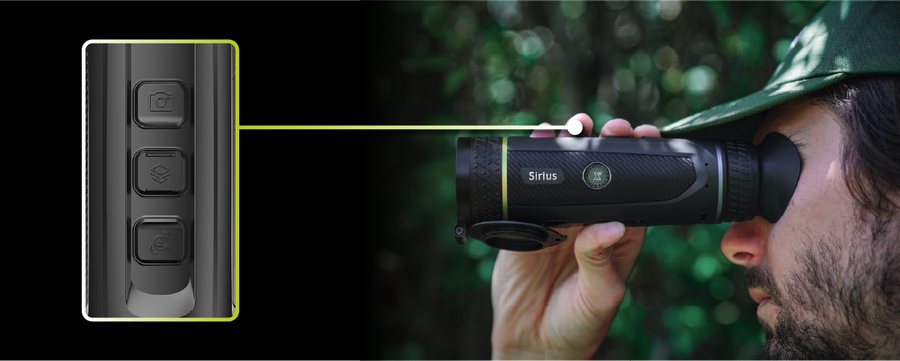 Pixfra SIRUS Thermal Monocular OLED 50mm Pix 640x512 Dis 1920x1080