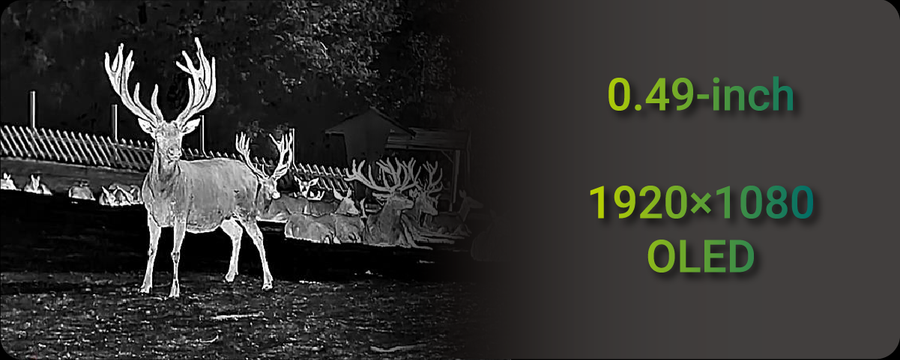 Pixfra SIRUS HD Thermal Monocular OLED 50mm Pix 1280x1024 Dis 1920x1080