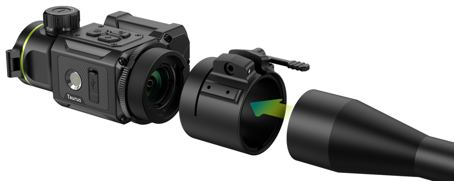 Pixfra TAURUS Thermal Clip on OLED Scope 35mm Pix 384x288 Dis 1920x1080