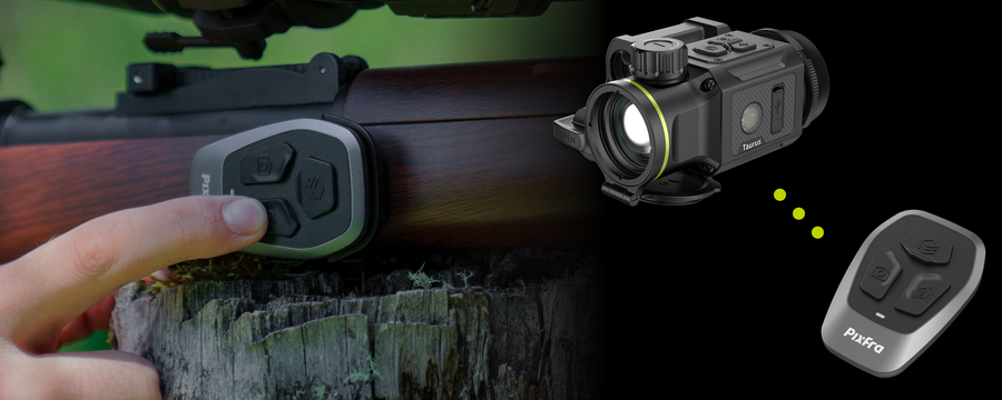 Pixfra TAURUS Thermal Clip on OLED Scope 35mm Pix 384x288 Dis 1920x1080