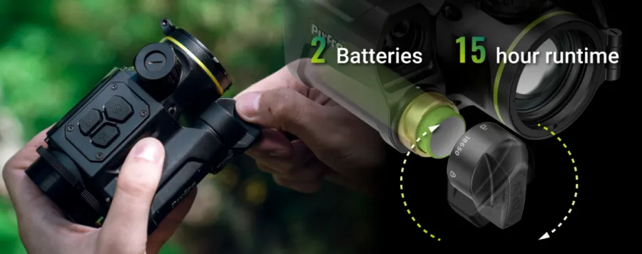 Pixfra TAURUS LRF Thermal Clip on OLED 35mm Scope Pix 640x512 Dis 1920x1080